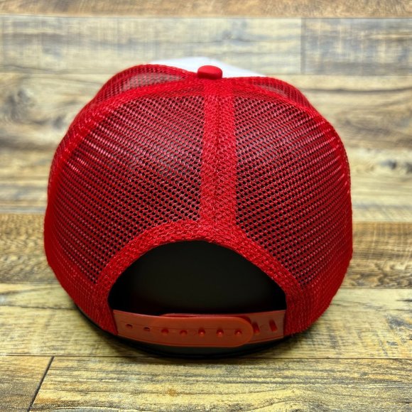 Good Humor Ice Cream Mens Trucker Hat Red Snapback Youngstown Ohio Baseball Cap - Picture 4 of 7